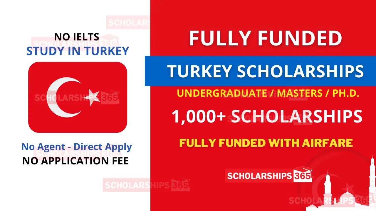 Turkey Scholarships 2022 Fully Funded - Turkish Government Scholarship - Turkiye Burslari Scholarships